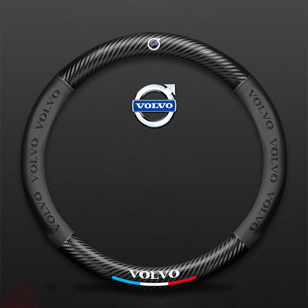 Poťah na volant z uhlíkových vlákien z semišu