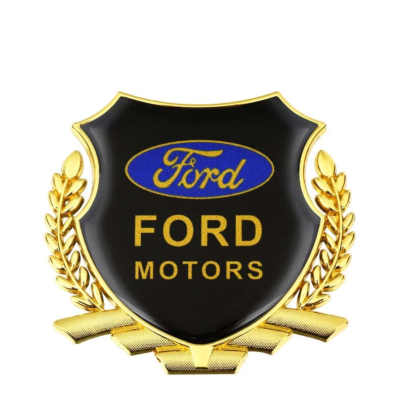 (2 kusy) 3D kovová nálepka na auto