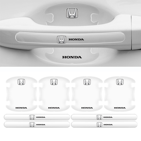 Chrániče kľučiek dverí auta z uhlíkových vlákien (8 kusov/sada)