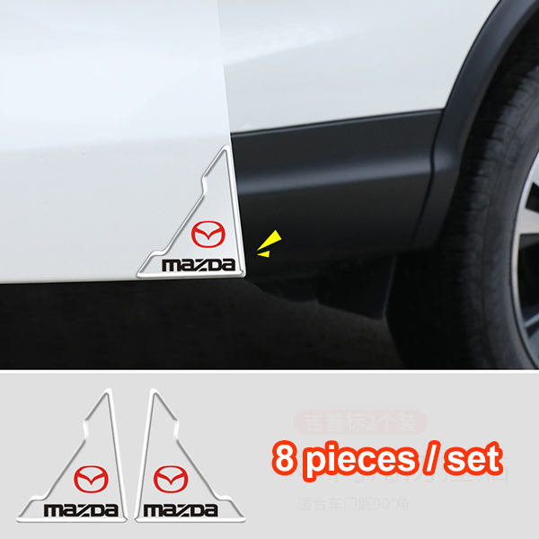 (8 kusy/1 sada) Nálepka proti kolízii na rohové dvere auta