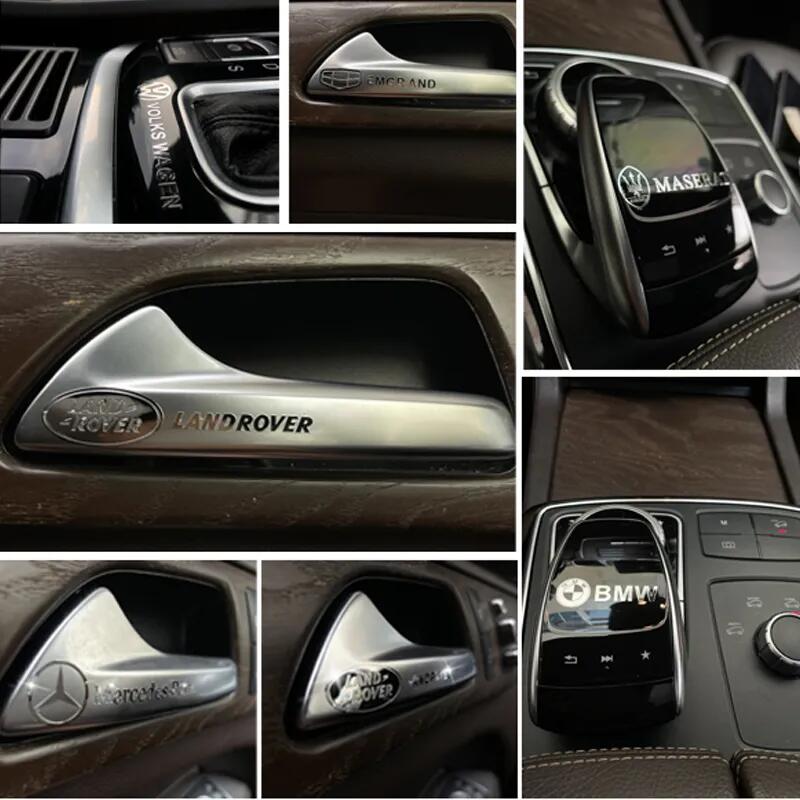 (10 kusy) 🔥3D kovové dekoratívne nálepky do auta