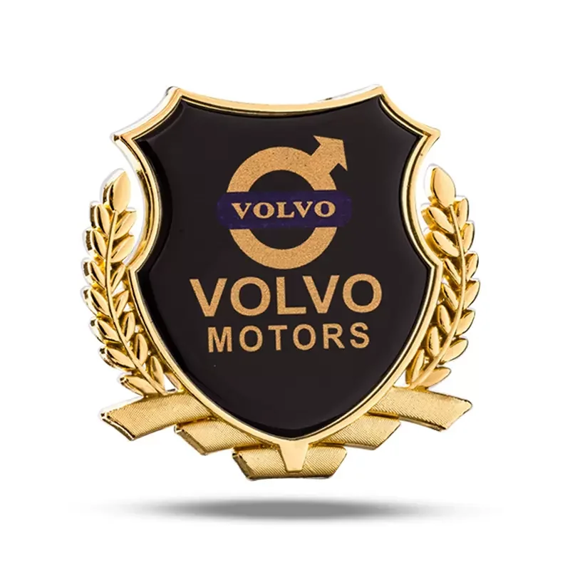 (2 kusy) 3D kovová nálepka na auto