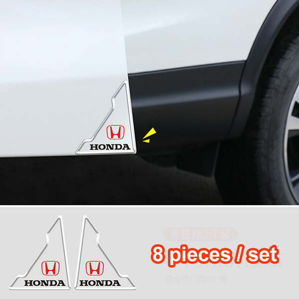 (8 kusy/1 sada) Nálepka proti kolízii na rohové dvere auta