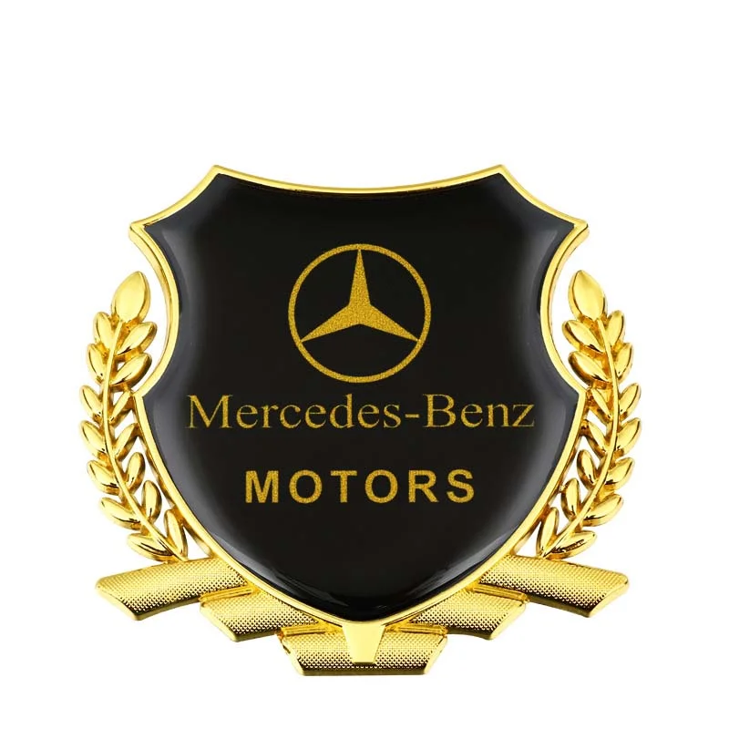 (2 kusy) 3D kovová nálepka na auto