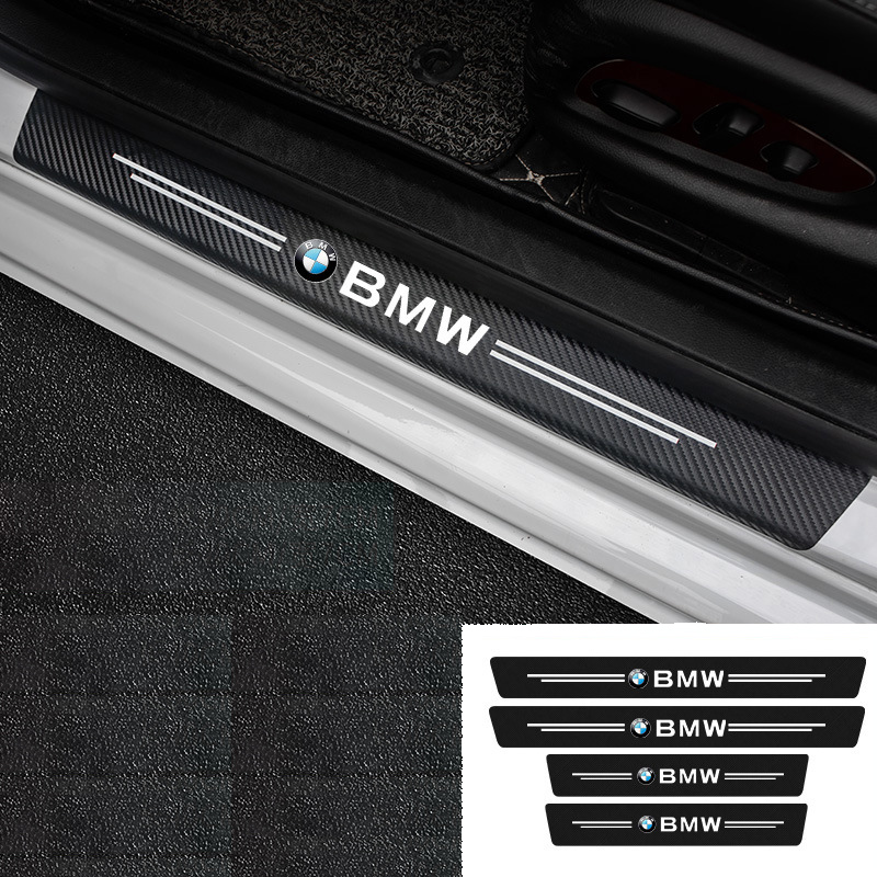  (4 kusy/súprava) 🔥 Uhlíkové vlákno prahová ochrana automobilov