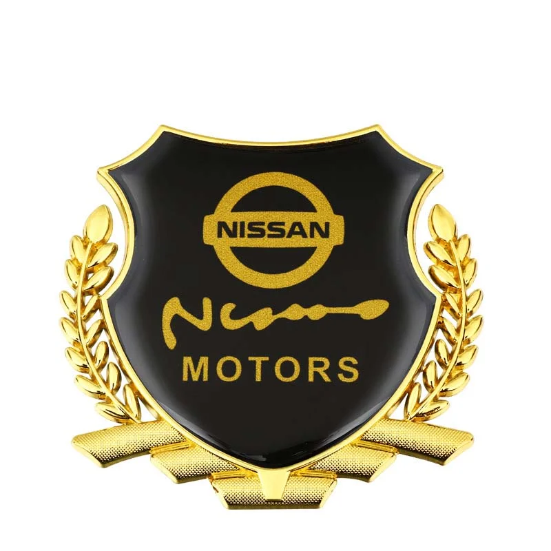 (2 kusy) 3D kovová nálepka na auto