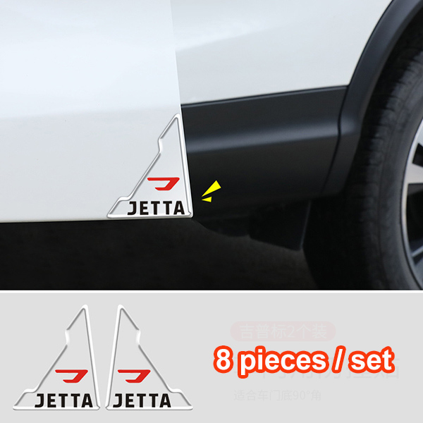 (8 kusy/1 sada) Nálepka proti kolízii na rohové dvere auta