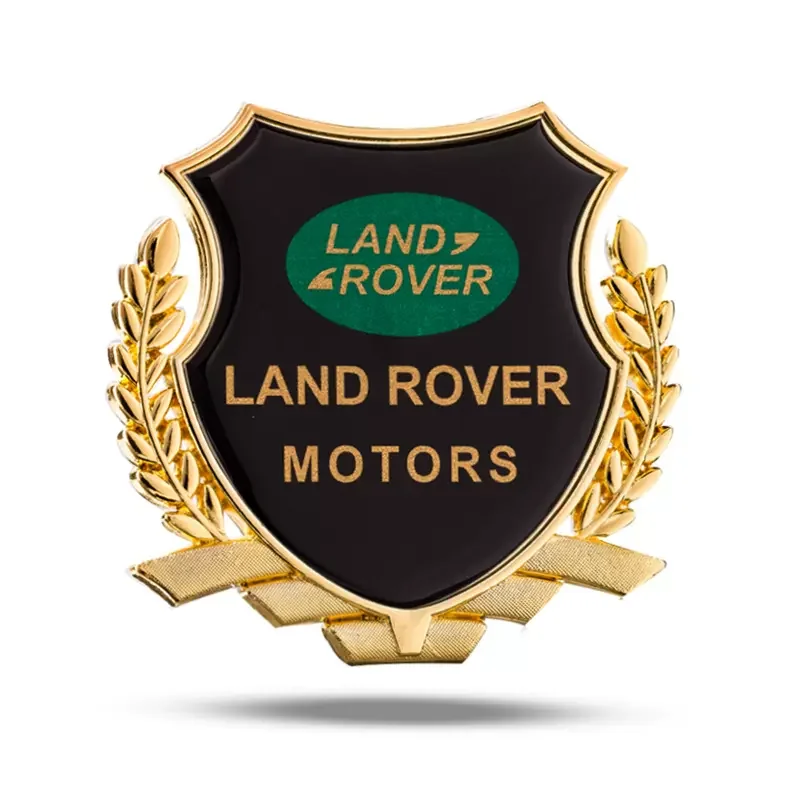 (2 kusy) 3D kovová nálepka na auto