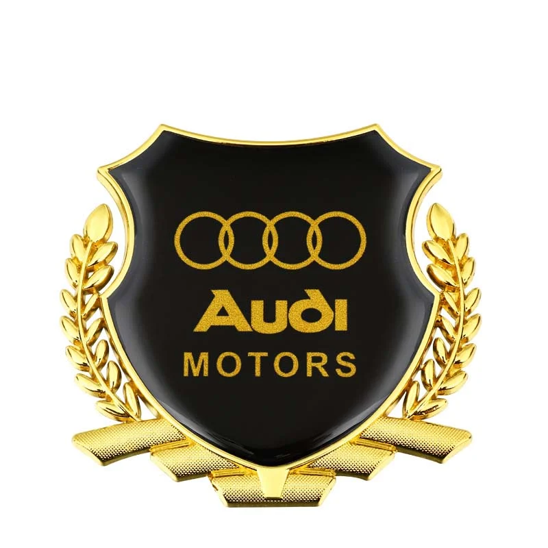 (2 kusy) 3D kovová nálepka na auto