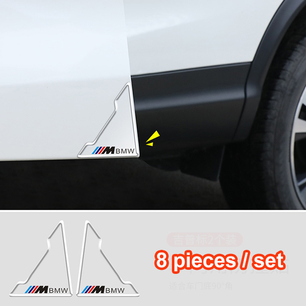 (8 kusy/1 sada) Nálepka proti kolízii na rohové dvere auta