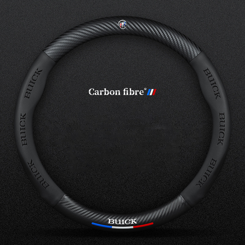 Poťah na volant z uhlíkových vlákien z semišu