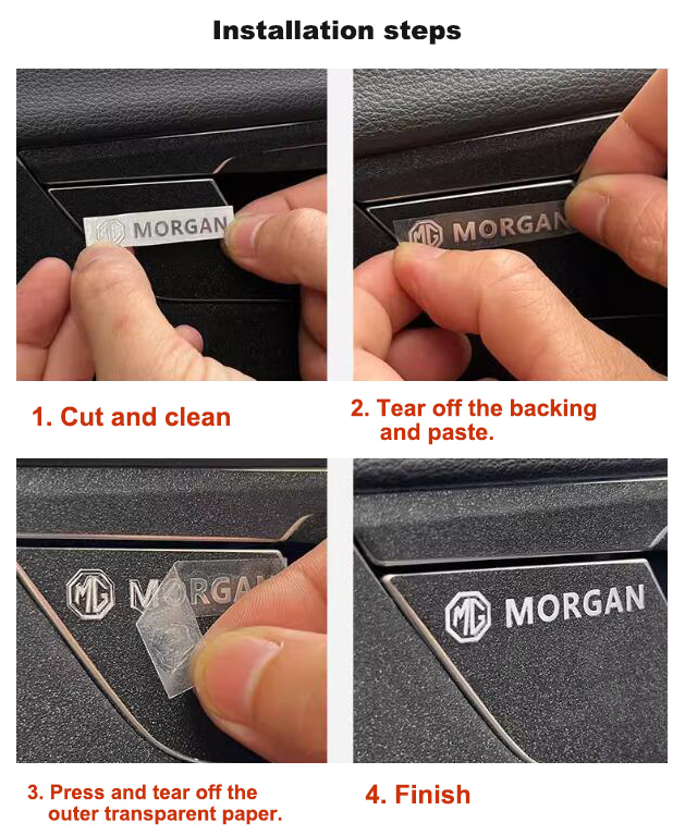 (10 kusy) 🔥3D kovové dekoratívne nálepky do auta