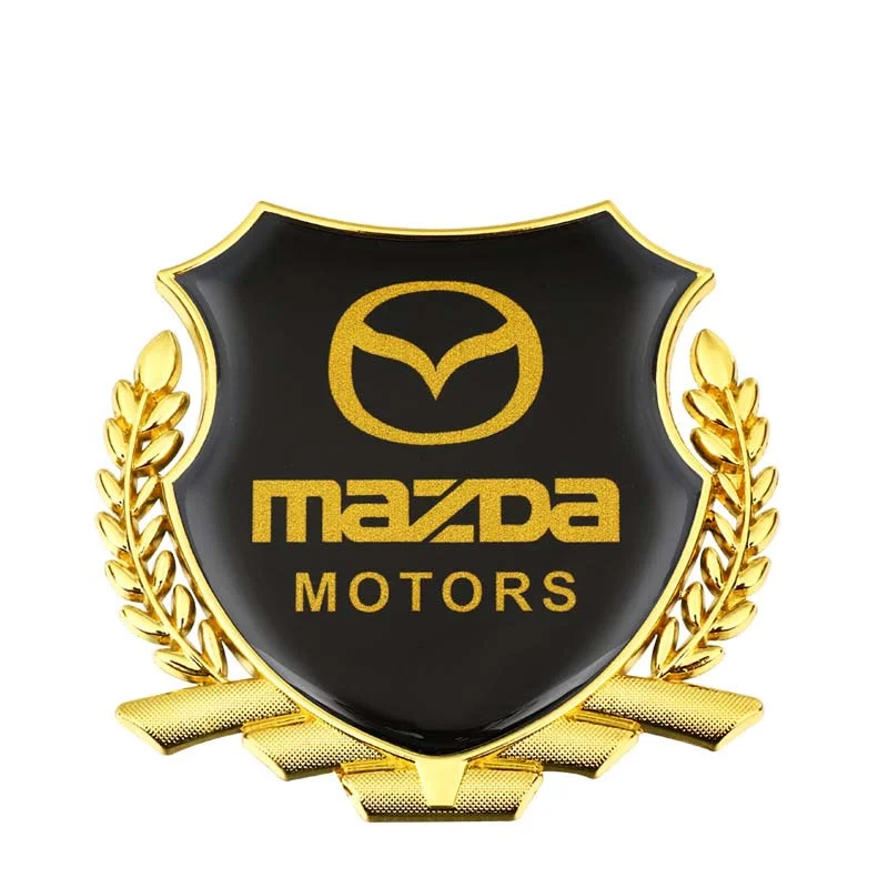 (2 kusy) 3D kovová nálepka na auto