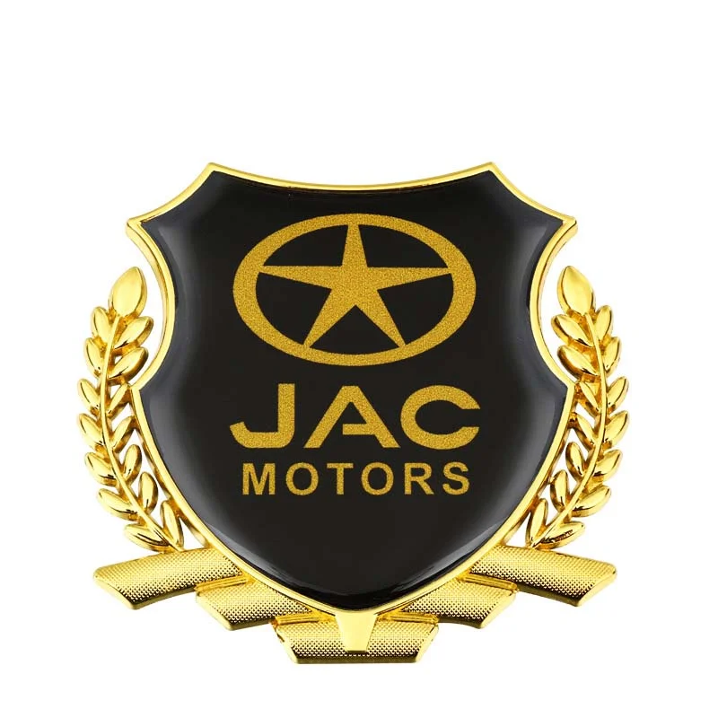 (2 kusy) 3D kovová nálepka na auto