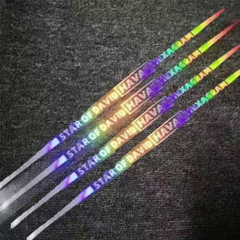 (4 kusy) Štýlové laserové personalizované nálepky na auto