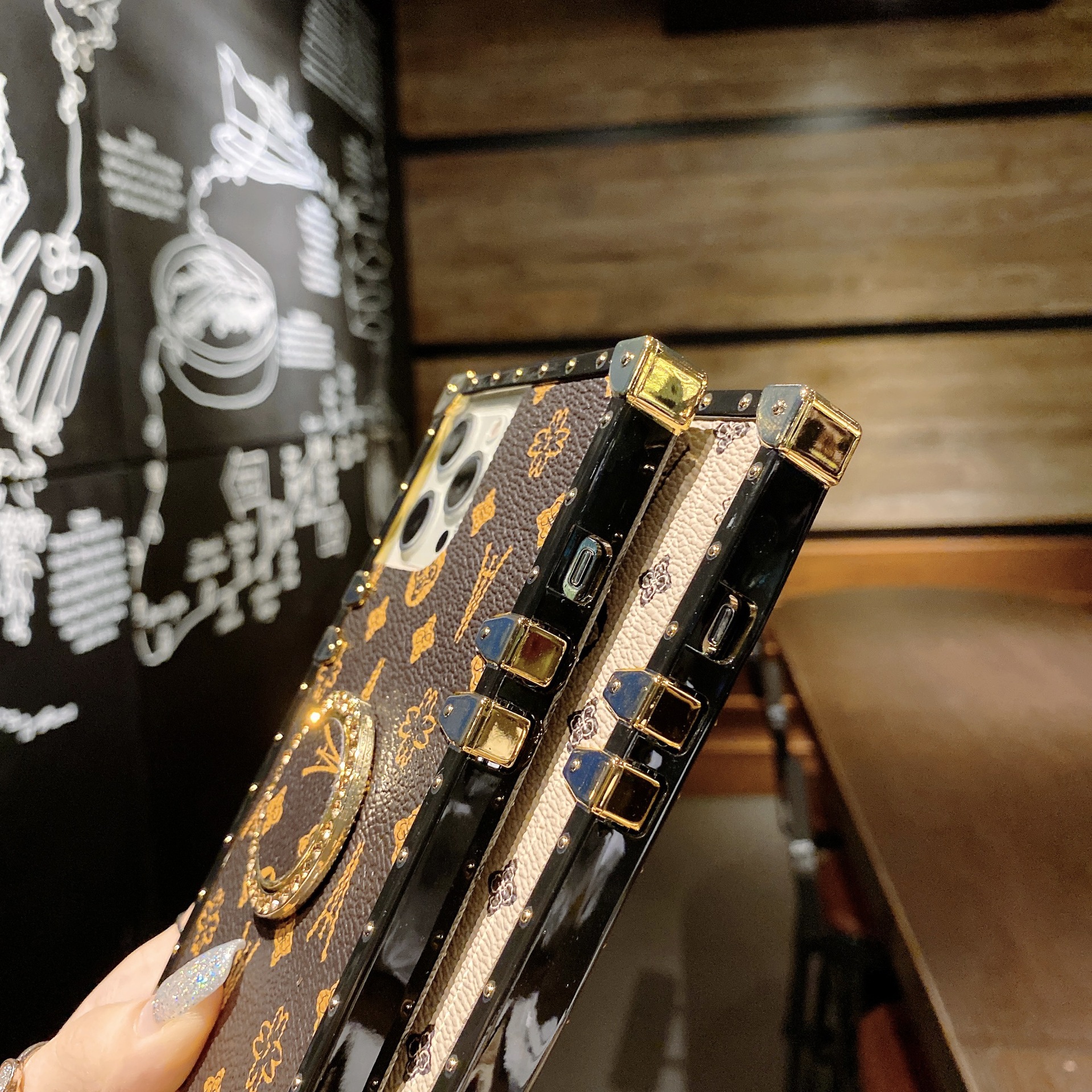 Luxusné puzdro na mobilný telefón pre iPhone/Samsung