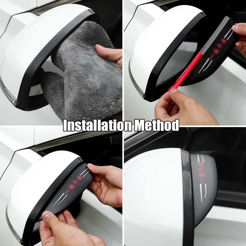 (2 kusy) 🔥 Ochranný kryt spätného zrkadla pred dažďom a snehom