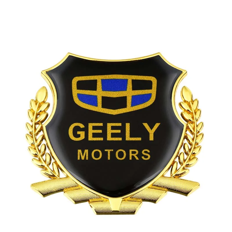 (2 kusy) 3D kovová nálepka na auto