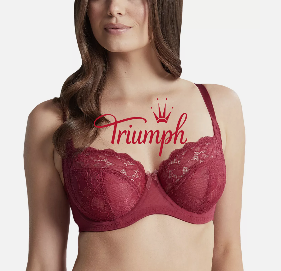Triumph - 3 τεμάχια 🔥γυναικείο δαντελένιο σουτιέν