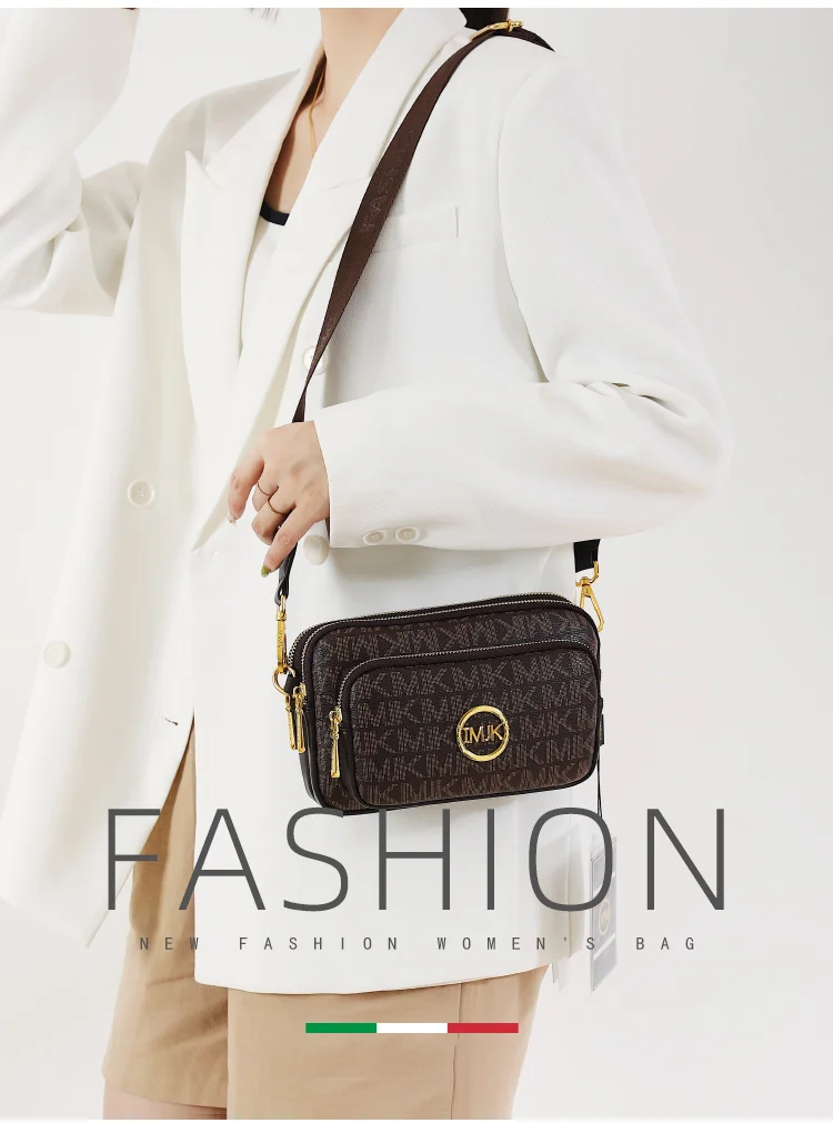 [Edición Limitada Italia] Bolso de Hombro Vintage Estampado para Mujeres.