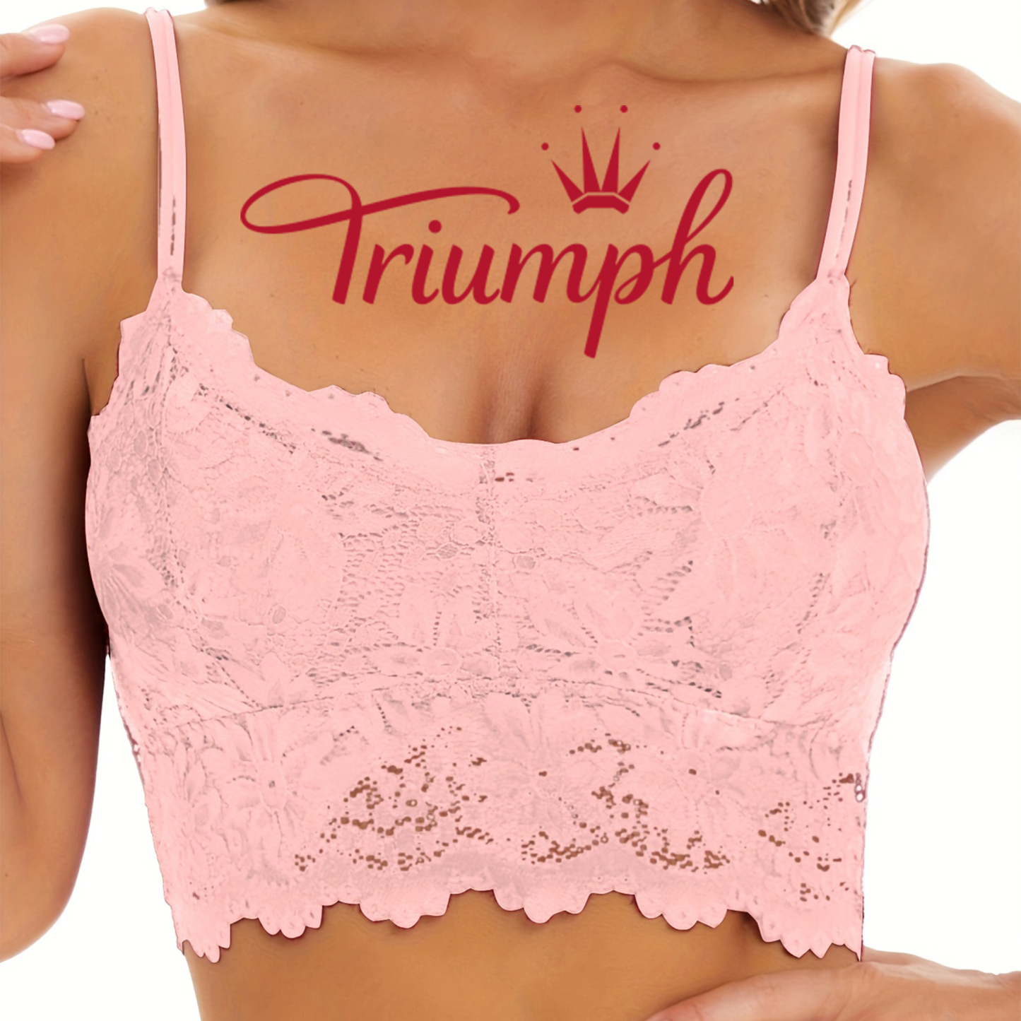 [3 κομμάτια. ] Δαντελένιο σουτιέν Triumph [75-105]