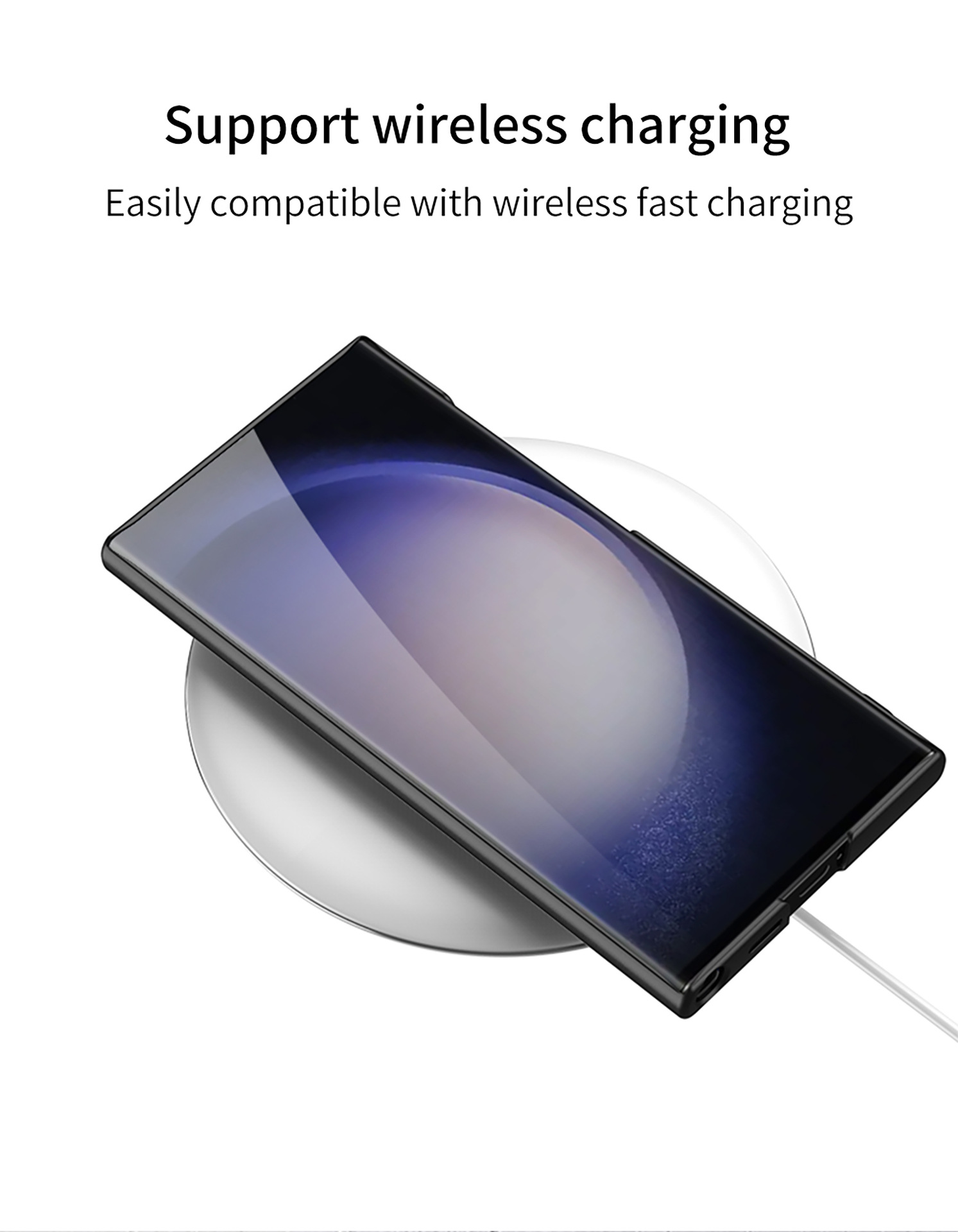 Mroźny niewidoczny uchwyt ochronny na telefon z etui na długopis i rysikiem do Samsung Galaxy S24 S23 Ultra Plus