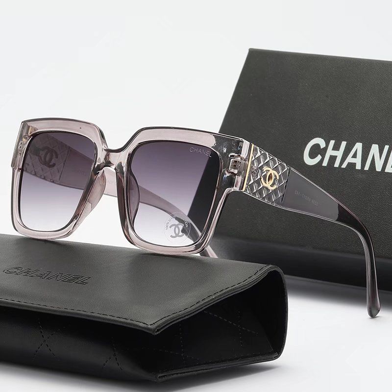 Γνήσια γυαλιά ηλίου CHANEL 2024【Θήκη γυαλιών + ποτήρια】