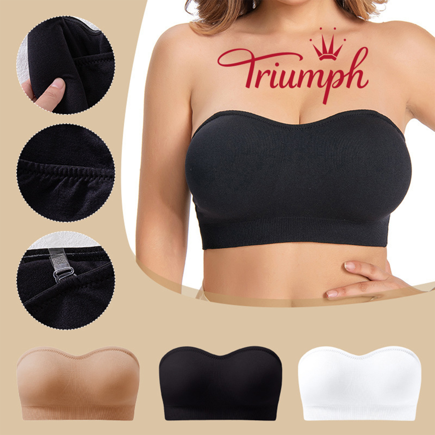 [3 DARAB] TRIUMPH CSIPKE MELLTARTÓ [75-105]