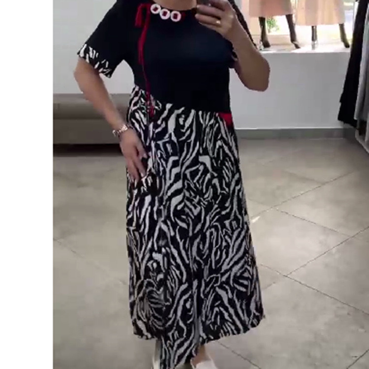 🔥 Rochie casual patchwork pentru femei