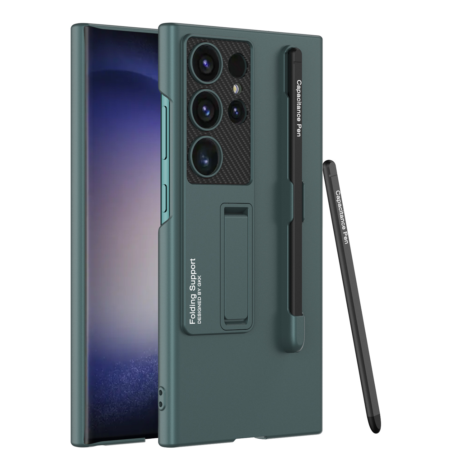 Suport de protecție invizibil Frosty pentru telefon cu carcasă stilou 
