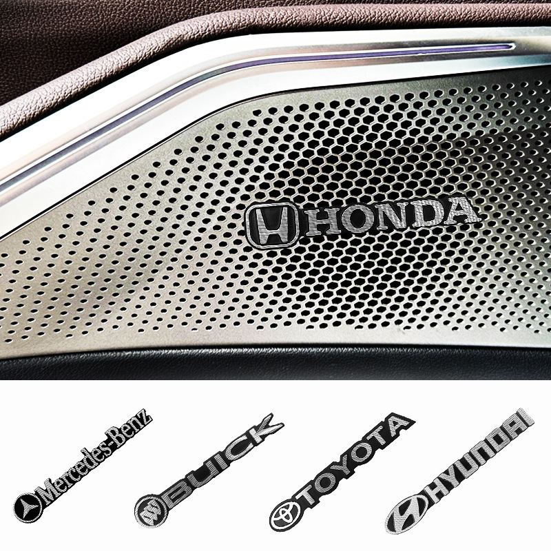 Autocolante decorative 3D creative pentru audio auto🎉10 piese🎉