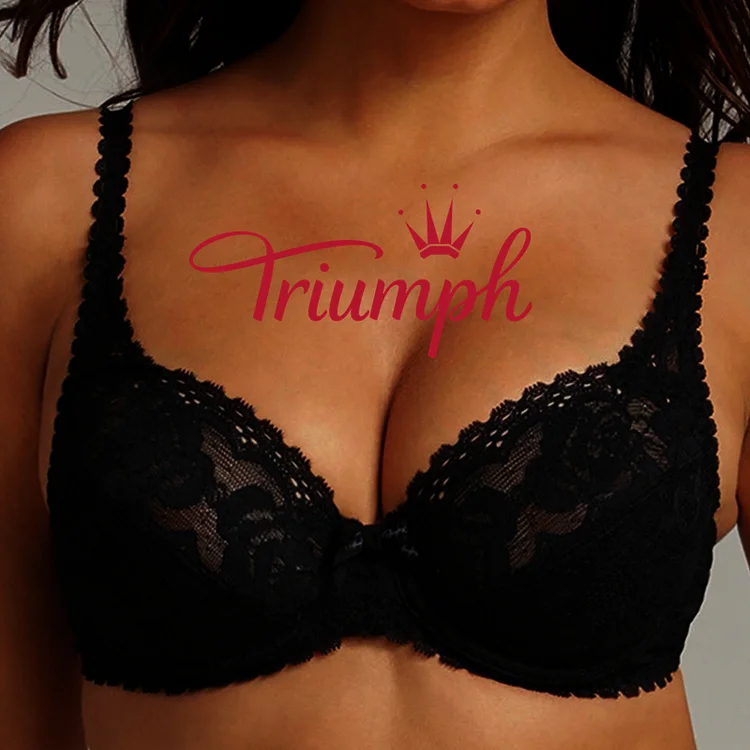 Triumph® — 3 temp.💖50% zniżki✨2024 Nowy, wygodny biustonosz z koronki odzyskanej w kwiaty【65A-120H】