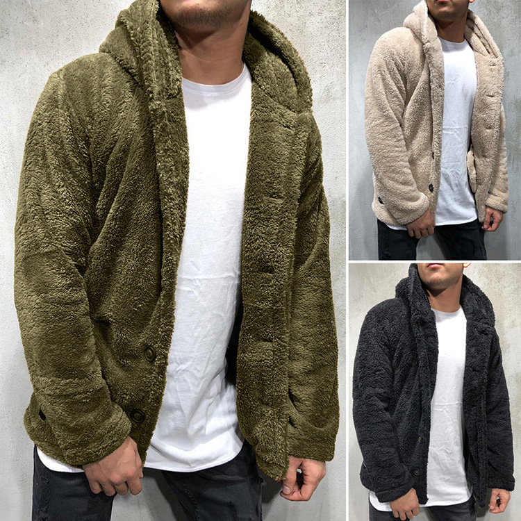 geacă fleece cu glugă