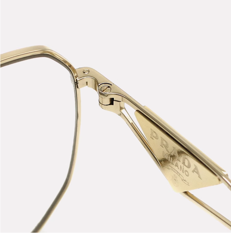 PRADA🕶️okulary antypromieniowe i anty-UV w złotej oprawce