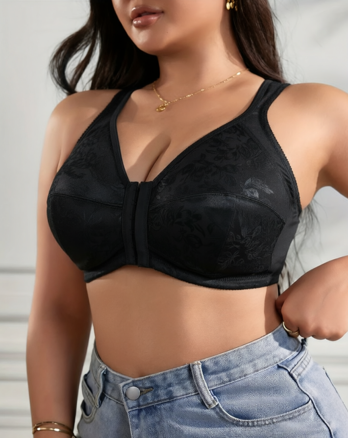 Triumph® 4 részes szett 🤍 Plus Size elöl nyitható, teljes kosaras, merevítő nélküli melltartó