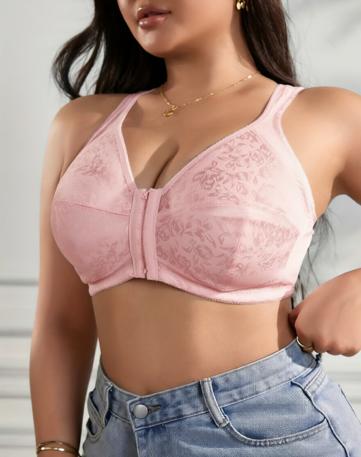 Triumph® 4 részes szett 🤍 Plus Size elöl nyitható, teljes kosaras, merevítő nélküli melltartó