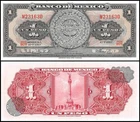 Mexico 1 Peso, 1967, P-59j, UNC, Signature and Series Vary X 100 PCS