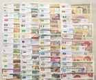 100 Different Paper Money From World 100 Countries Regions Banknotes Collection