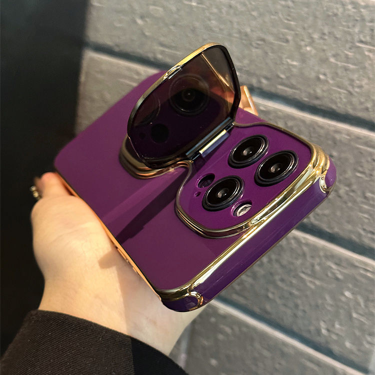 Apple high-end sunglasses holder electroplated mobile phone case, super fashionable new product