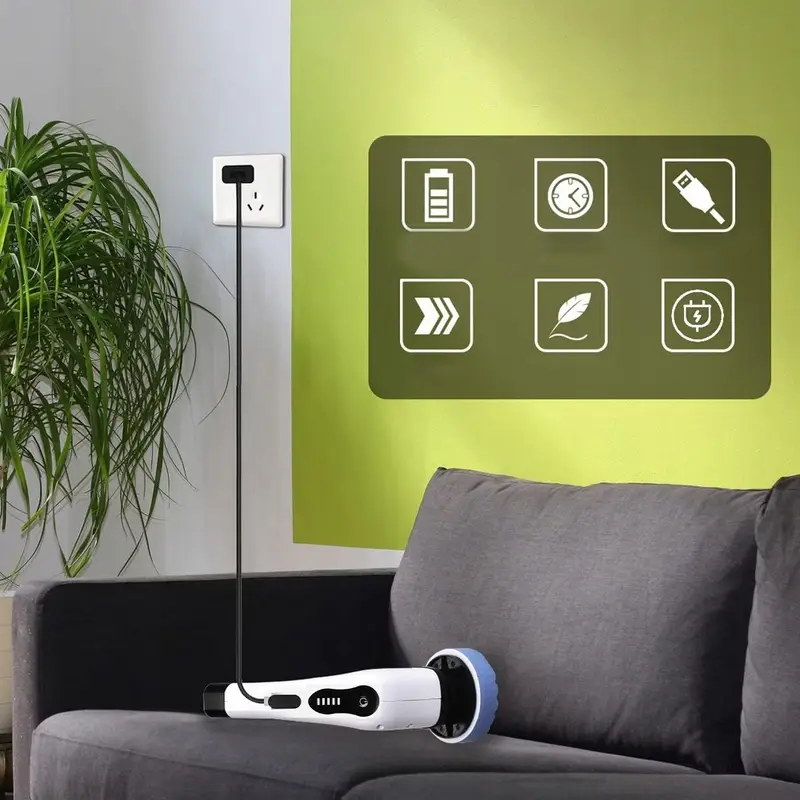 9 az 1-ben kef&eacute;s akkus elektromos centrifug&aacute;l&oacute; s&uacute;rol&oacute;g&eacute;p 9 cser&eacute;lhető kefefejjel &aacute;ll&iacute;that&oacute; hosszabb&iacute;t&oacute; foganty&uacute;val ide&aacute;lis f&uuml;rdőszoba konyha aut&oacute; csempe fal padl&oacute; k&aacute;d fug&aacute;z&oacute; tiszt&iacute;t&oacute; zuhany s&uacute;rol&oacute; r&eacute;szletek 8