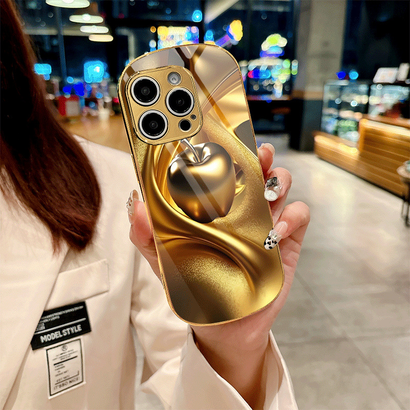 Csúcskategóriás, új, személyre szabott sivatagi arany teljes képernyős mobiltelefon védőtok, prémium minőség!