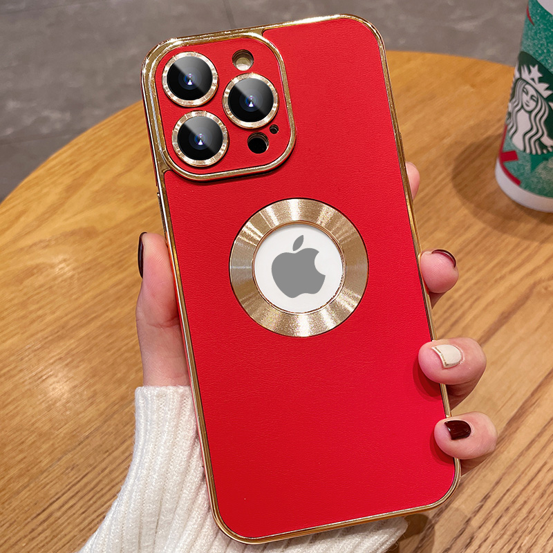 Electroplating iPhone Case with Camera Lens Protector Film
