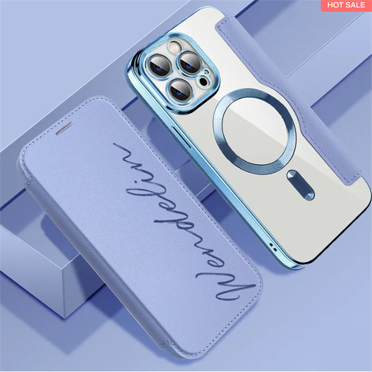 ??Aplicabil pentru telefoanele Samsung ?i Apple??Hus? pentru telefon din piele natural?