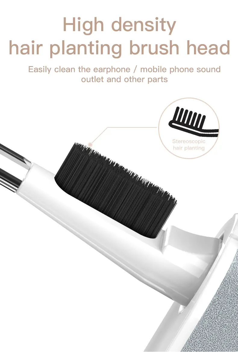 5 In 1 Electronics Headset Cleaning Kit Portable Keyboard Cleaning Brush Set Newly Upgraded Multifunctional Computer Headphone Cleaning Kit