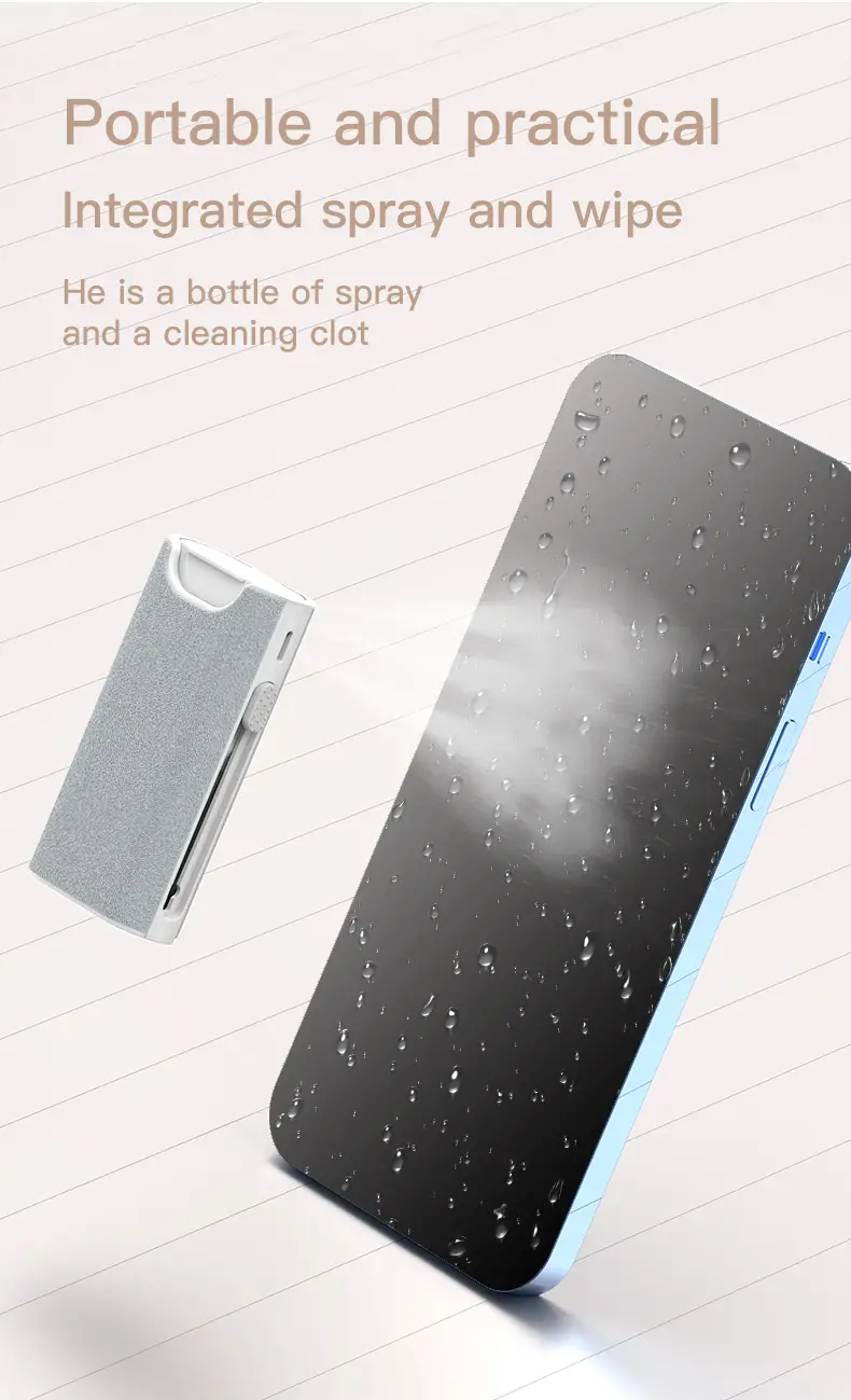 5 In 1 Electronics Headset Cleaning Kit Portable Keyboard Cleaning Brush Set Newly Upgraded Multifunctional Computer Headphone Cleaning Kit