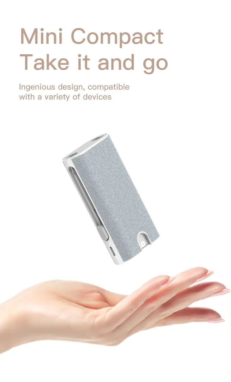 5 In 1 Electronics Headset Cleaning Kit Portable Keyboard Cleaning Brush Set Newly Upgraded Multifunctional Computer Headphone Cleaning Kit