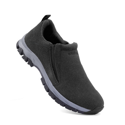 🔥Bestseller - Leichte orthopädische Wanderschuhe zum Hineinschlüpfen aus echtem Leder für Herren