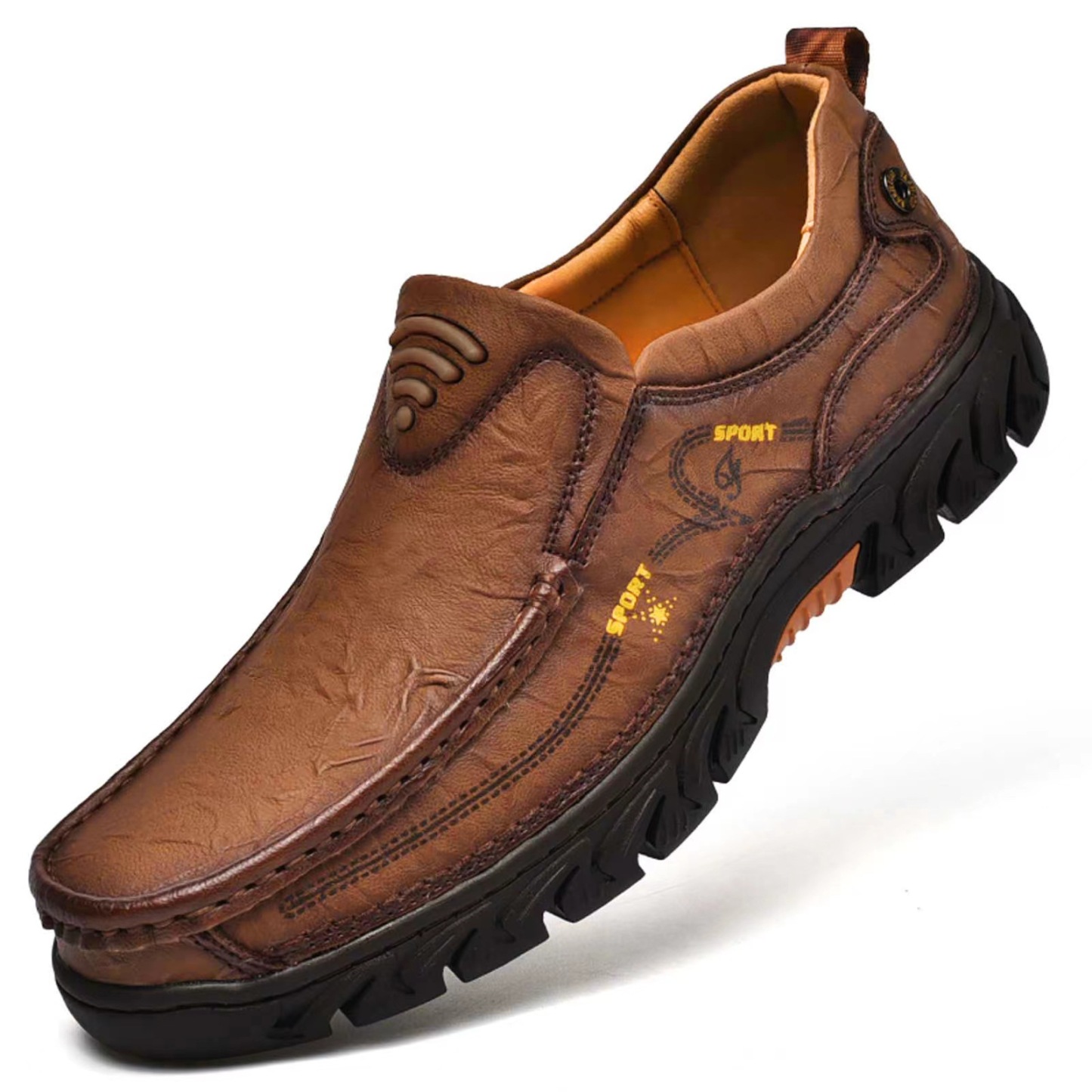 🔥Heißer Verkauf🎁 - 50 % RABATT 🎉 Wasserdichte, rutschfeste, lässige Herren-Loafer aus echtem Leder