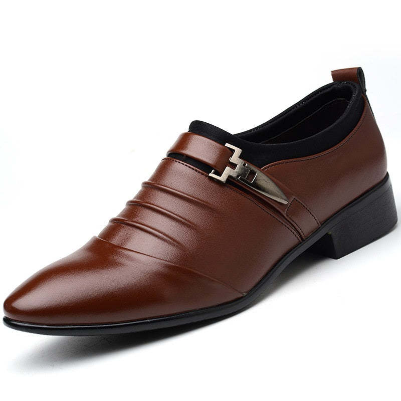 🔥Hot Sale🎉Men's Business Casual Leather Monk Shoes-Burnzay