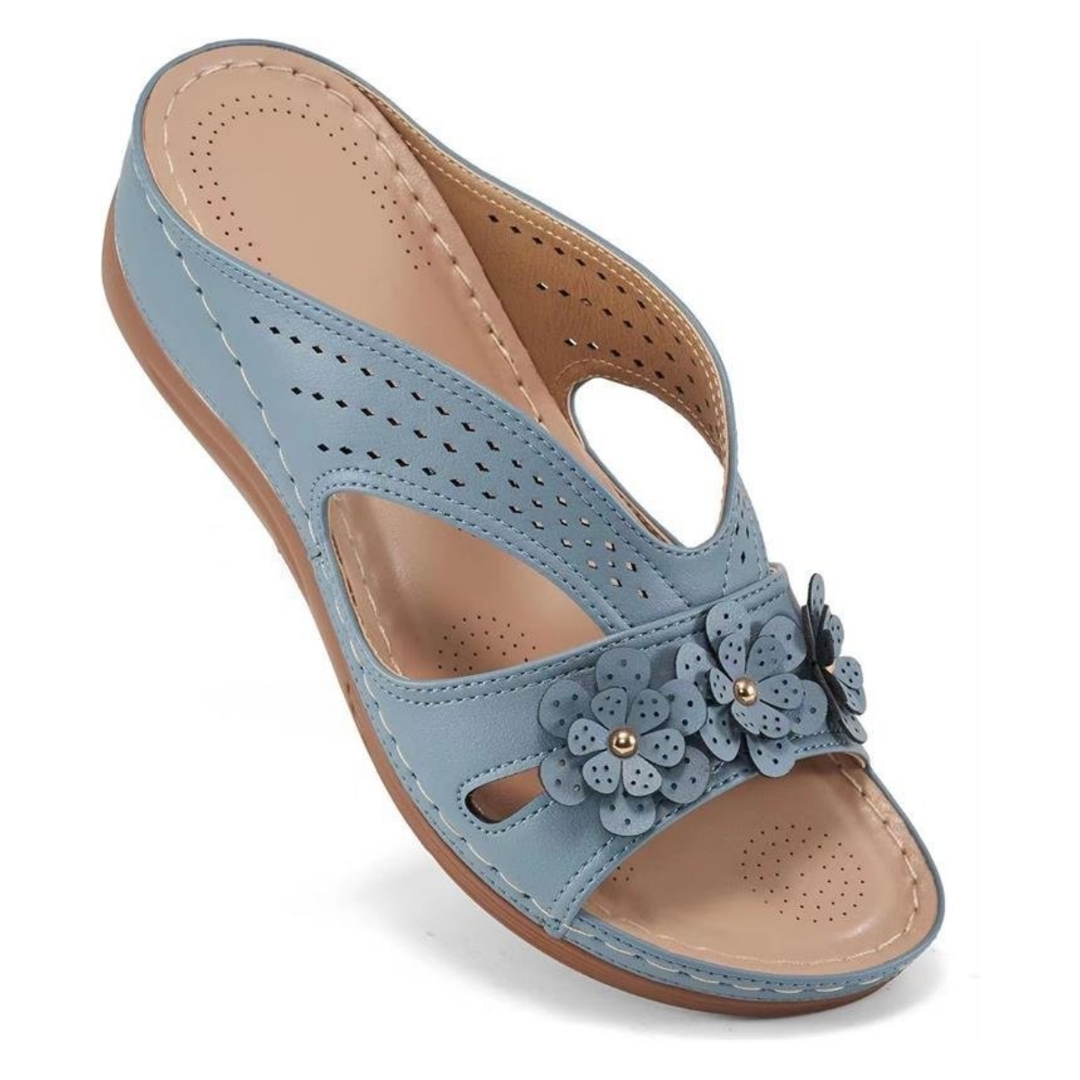 🔥Special Spring Sale 69% OFF - Women's Flowers Decor Arch Support Sandals